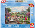 Schmidt PQ Puzzle 1000 KINKADE Kopciuszek Żyli Długo i Szczęśliwie Disney Premium Quality