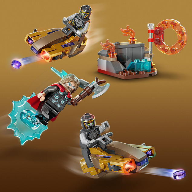 LEGO Marvel 76322 Avengers: Koniec gry – Thor vs Chitauri, 373 el.