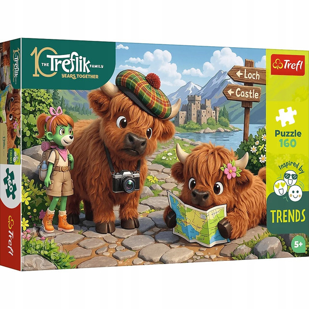 Puzzle Trefl 160 el. Inspired By Trends Urocza Krówka