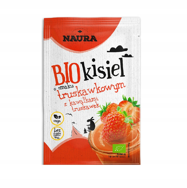 Kisiel truskawkowy Naura 38 g