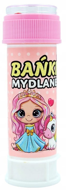 BAŃKI MYDLANE Trwałe 60ml Pastel Dla Dziewczynek Schemat