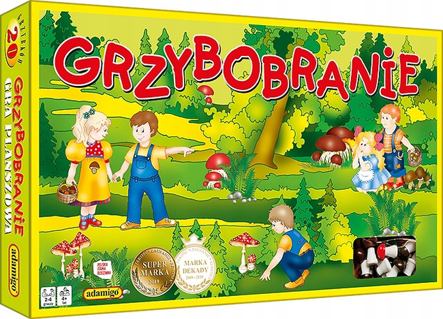 Grzybobranie – gra planszowa rodzinna