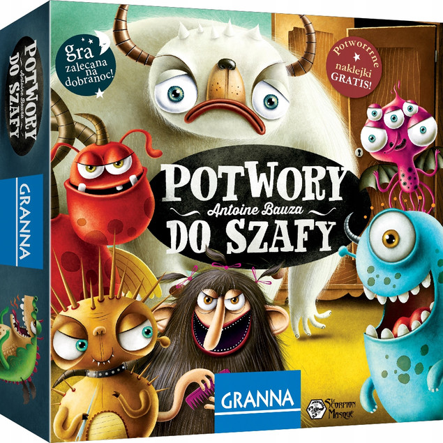 Gra planszowa Potwory do szafy – Granna
