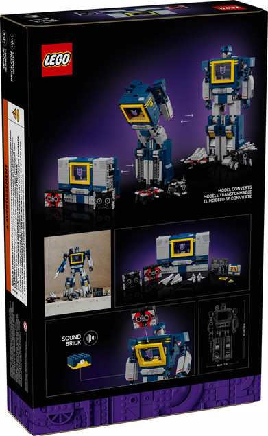 LEGO Icons 10358 Transformers: Soundwave – Model Kolekcjonerski z Transformacją i Dźwiękiem
