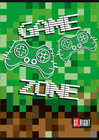 ZESZYT W KRATKĘ A5 32 KARTKI LAMINOWANY GAMINGOWY GAME ZONE ST.RIGHT