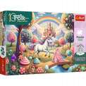 Trefl Puzzle 100 Jednorożec w Słodyczolandii Fantasy Rozwojowe
