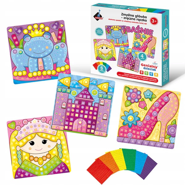 Piankowa Wyklejanka BAŚNIE Genialny Dzieciak 3+ Askato