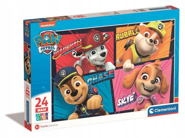 PUZZLE 24 MAXI SUPER COLOR PSI PATROL CHASE