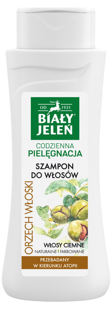 Biały Jeleń szampon do włosów ciemnych orzech włoski 300ml
