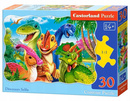 Puzzle 30 Układanka Selfie DINOZAURY Gady Dinosaurs 4+ Castorland