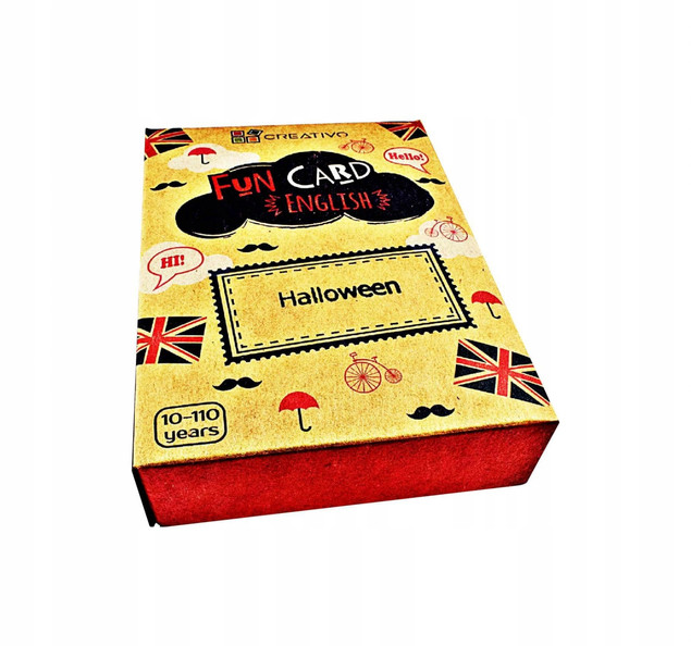 Fun Card English Halloween CREATIVO Praca zbiorowa