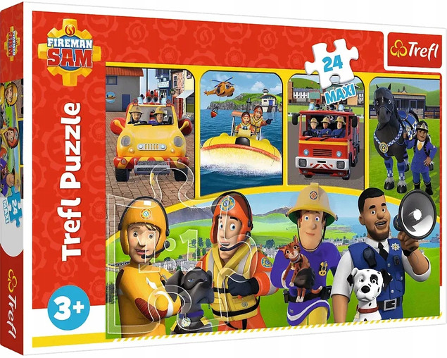 Puzzle Strażak Sam 24 elementy MAXI Trefl