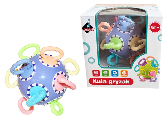 Askato Kula Gryzak Sensoryczna 103556 – Rozwój Motoryki i Zmysłów 6m+