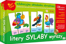 Gra Edukacyjna Układanka Obrazkowa Litery Sylaby Wyrazy 4+ Adamigo