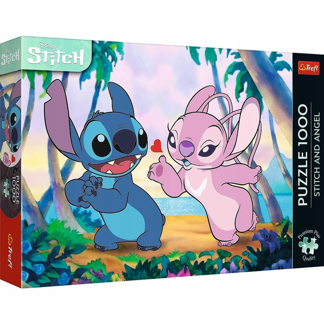 Puzzle 1000 Stitch & Angel TREFL Disney Lilo & Stitch