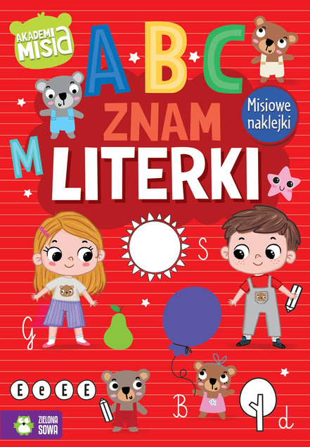 Akademia Misia Znam Literki – Książka Edukacyjna dla Przedszkolaków 4-5 lat