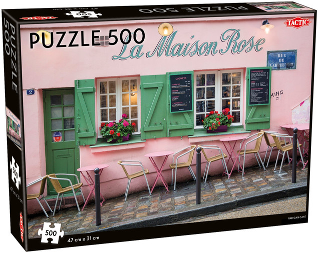 Puzzle Tactic 500 elementów - Paryska Kawiarnia (Parisian Cafe) 47x31cm