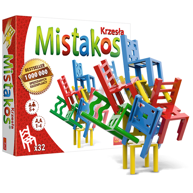 PROMO Mistakos krzesła 4-os. gra 02074 Trefl p8