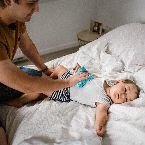Termofor z pestek wiśni Babyono szary 150 l