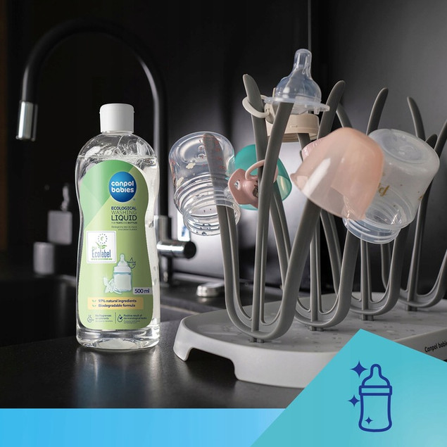 CANPOL Płyn HIPOALERGICZNY Do Mycia Butelek i Smoczków 500ml x3