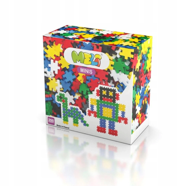 Meli Minis Klocki Wafle 200 Elementów dla Dzieci 3+