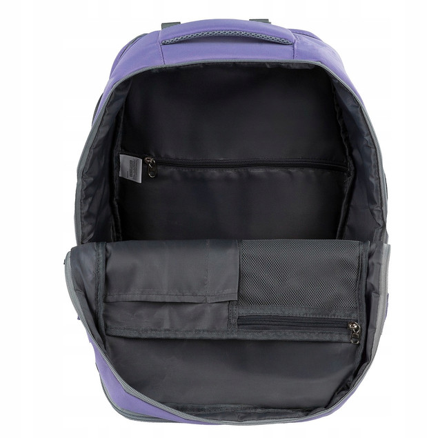 Plecak kabinowy 40×30×20 cm – 24 L, fioletowy, BackUp