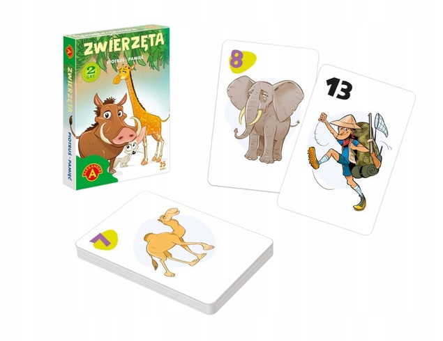 Karty Piotruś i Pamięć – 25 kart, Alexander, 4+