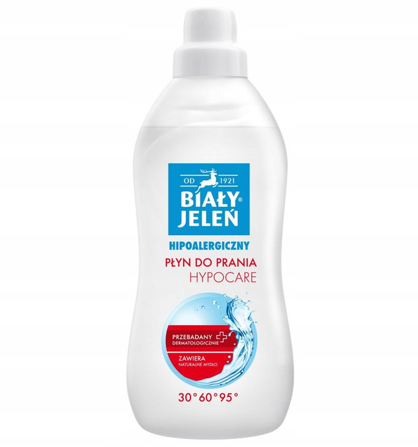 Płyn do prania Biały Jeleń Hypocare 1 L