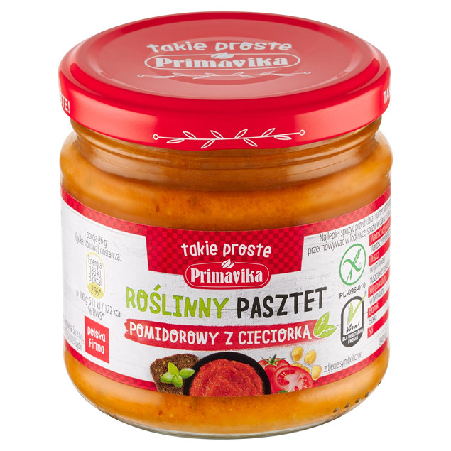 Pasztet pomidorowy z cieciorką 160 g Primavika