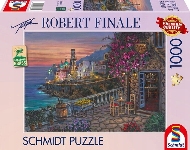 Puzzle Schmidt Spiele 1000 el. Podwieczorek w Atrani, krajobraz Włoch