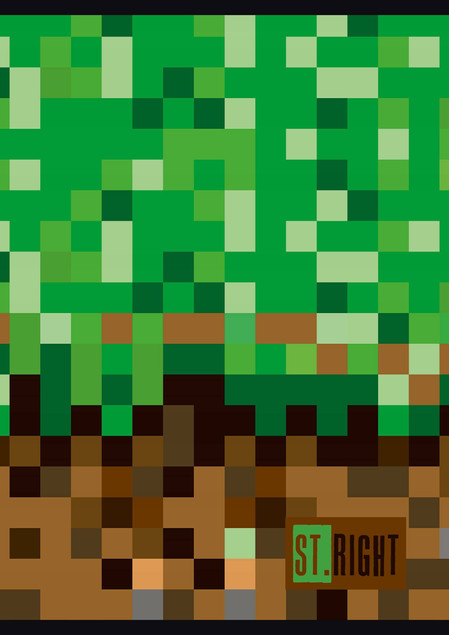 Zeszyt szkolny Minecraft A5 32k ST.RIGHT
