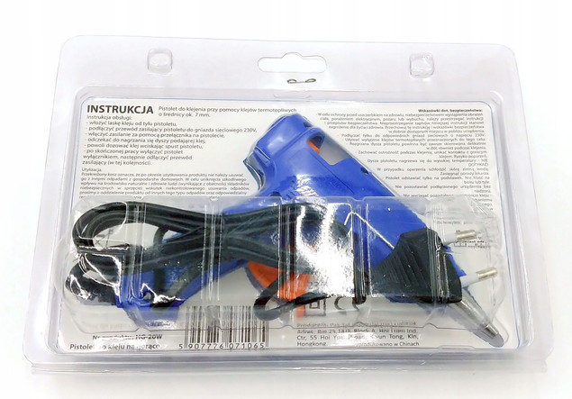Pistolet do kleju Schemat 7 20 W