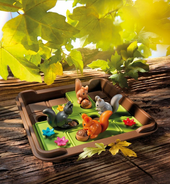 SQUIRRELS GO NUTS! Gra Planszowa Logiczna 6+ Smart Games