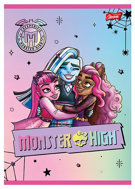Zeszyt A5 16k KRATKA Monster High Dla Dziewczynki Unipap