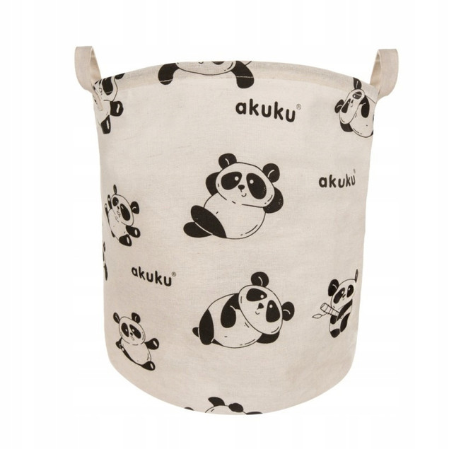 Kosz na zabawki miś panda Akuku