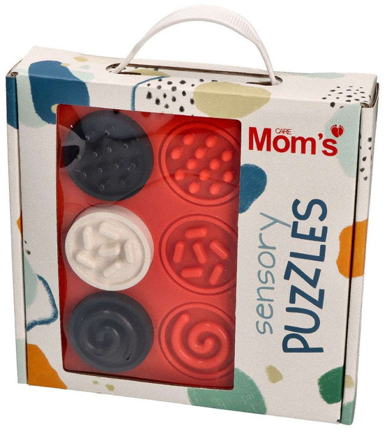 Hencz Mom's Puzzle sensoryczne kółeczka kontrastowe sensorky POLSKA ZABAWKA