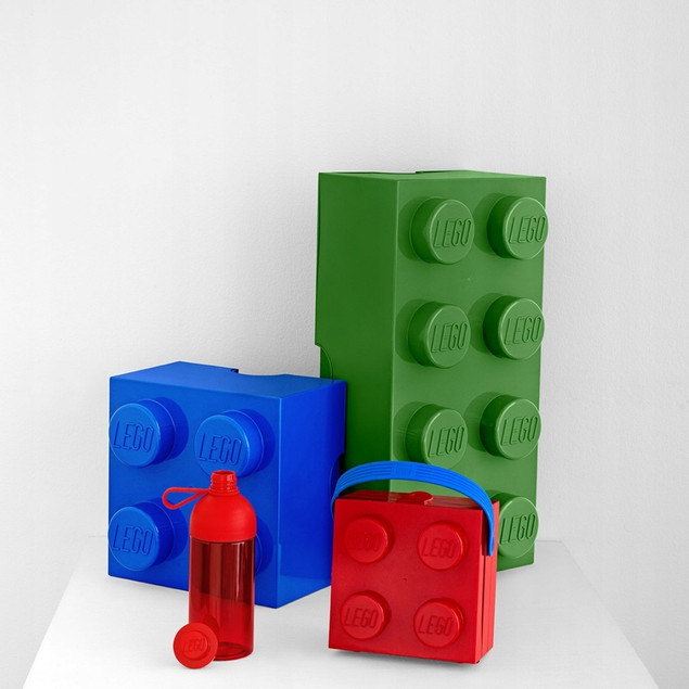 Śniadaniówka LEGO Lunch Box Klocek 2150 ml Czerwona z Rączką