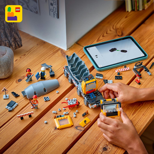 LEGO City 60478 Betoniarka z Bębnem i Minifigurkami