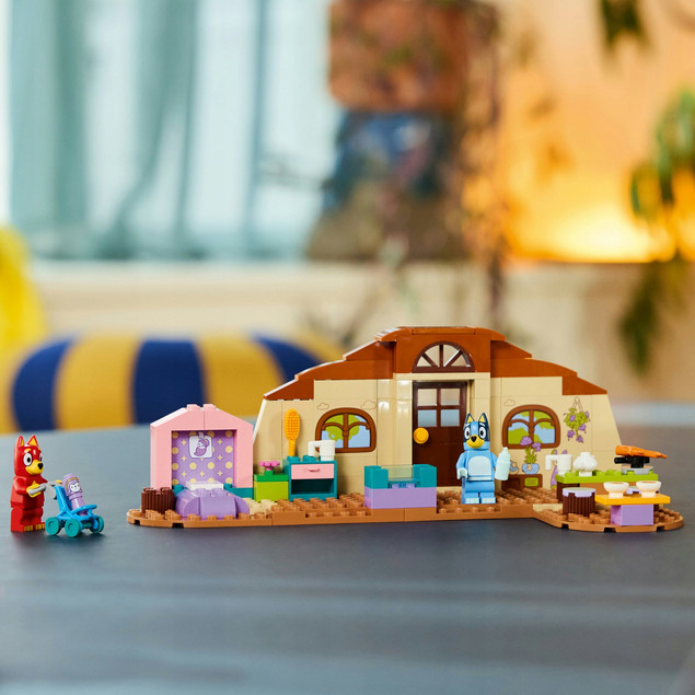 LEGO Bluey 11221 Rusty, Bluey i Szkoła – Kreatywna Zabawa dla Dzieci 4+
