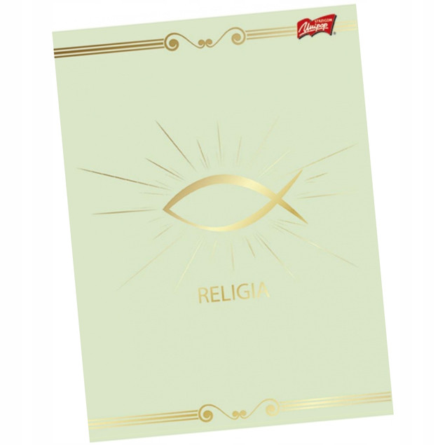 4x Zeszyt do Religii A5 32 kartek w kratkę mix wzorów UNIPAP