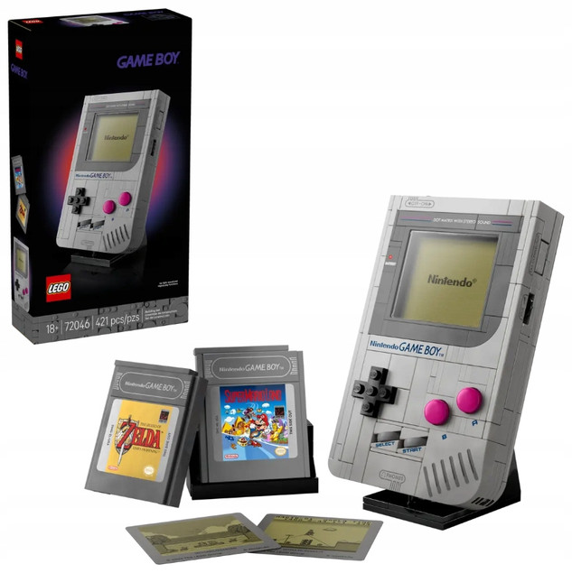 LEGO 72046 Game Boy Nintendo – Zestaw Kolekcjonerski Klocków dla Dorosłych (18+)