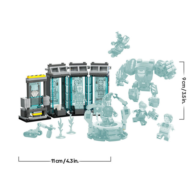 LEGO Marvel 76315 Laboratorium Iron Mana: Zbrojownia