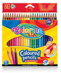 Kredki Szkolne Trójkątne Ołówkowe 24 Kolory Colorino 51828
