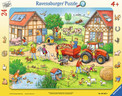 Puzzle Ravensburger 24 elementów Moja mała farma w ramce