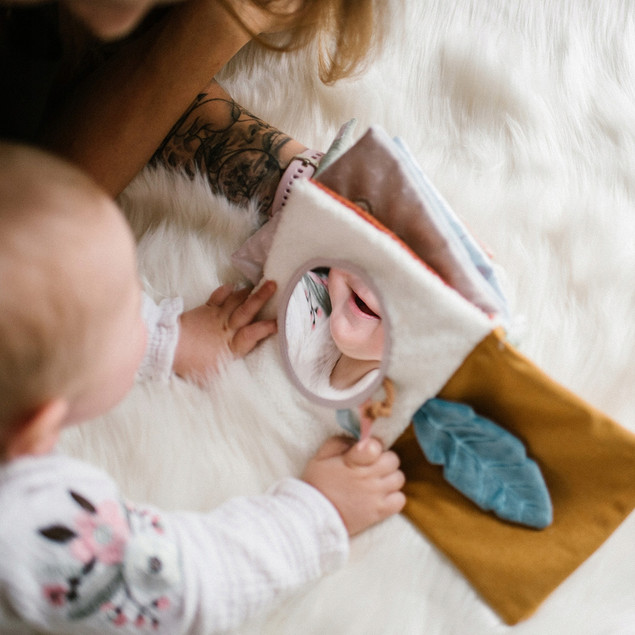 Książeczka sensoryczna 0+ NATURA Babyono
