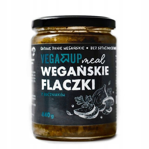 Flaczki Wegańskie z Boczniaków 440g Vega UP