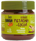 SUPER FUDGIO Wegański krem pistacjowo kakaowy 190 g