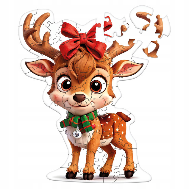 Puzzle Alexander 50 elementów Caramel Reindeer