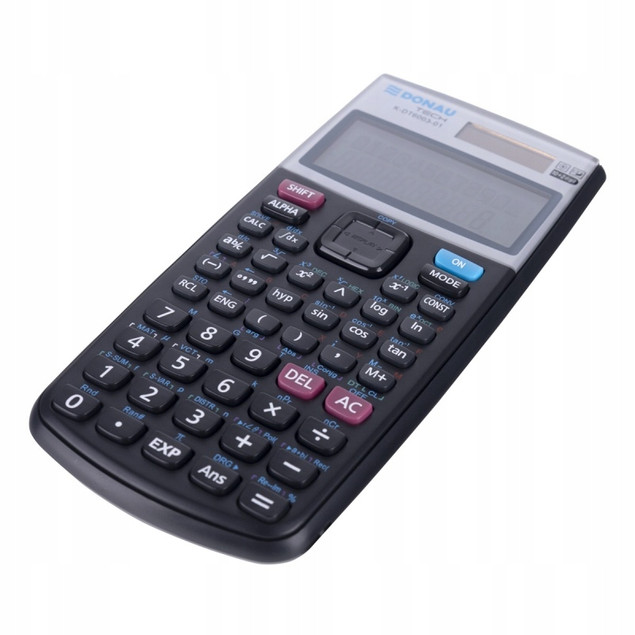 Kalkulator naukowy Donau Tech 401 funkcji czarny