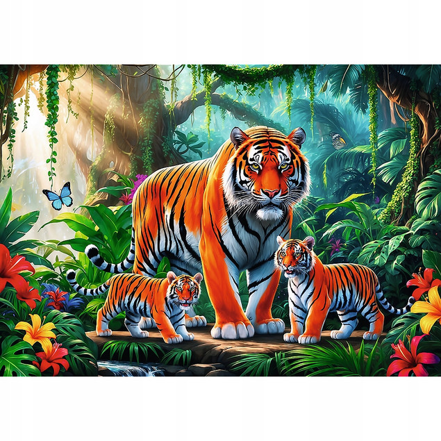 Puzzle 200 Tygrysie zwyczaje TREFL
